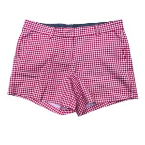 COPY - Nautica pink and white gingham shorts size 12